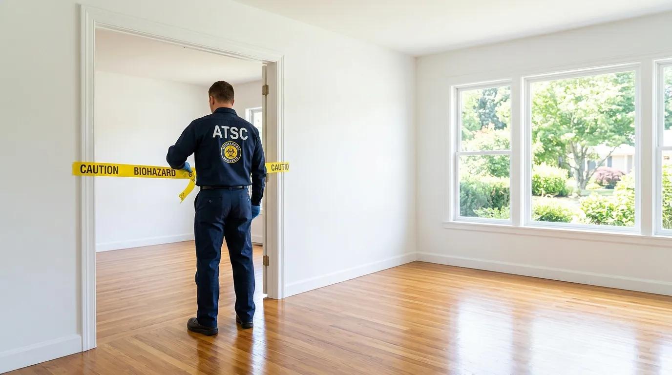 Certified biohazard cleanup crew performing Decomposition Cleanup in Riviera Beach